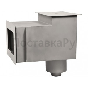 Скиммер нерж. ст. AISI-304 с удлиненной горловиной подкл. 1,5" (плитка)
