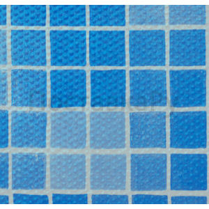Пленка ПВХ 1,65х12,60м "Alkorplan-3000", "Bysance Blue", мозаика, ребристая