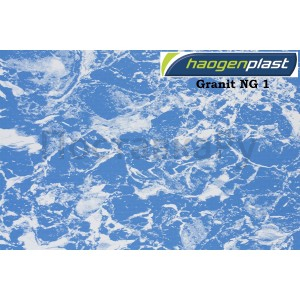 Пленка ПВХ 1,65х25,00м "Haogenplast", Granit NG 1, светлый гранит