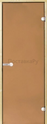 HARVIA Двери стеклянные 8/21 коробка сосна, бронза D82101M