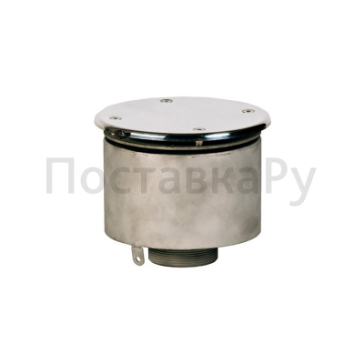 Водозабор с антивихр. крышкой д.165х100  (плёнка) G2,5" (наружн.) нерж. AISI-316