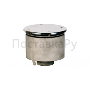Водозабор с антивихр. крышкой д.165х100 (плитка) G2,5" (наружн.) нерж. AISI-304