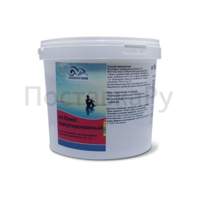 Увеличитель уровня pH+  5 кг в гранулах Chemoform