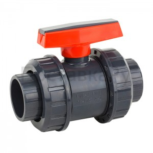 Шаровый кран ПВХ 1,0 МПа d_ 32, UTB01032