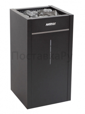 HARVIA Электрическая печь Virta HL110400SA HL110SA black, с парогенератором (автомат), 10.8 кВт+2.0 кВт (без пульта управления Griffin в комплекте)