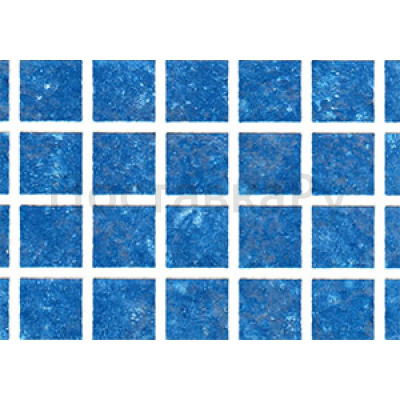 Пленка ПВХ 1,65х25,00м "Haogenplast Matrix",  Blue-3D, синяя мозайка-3D