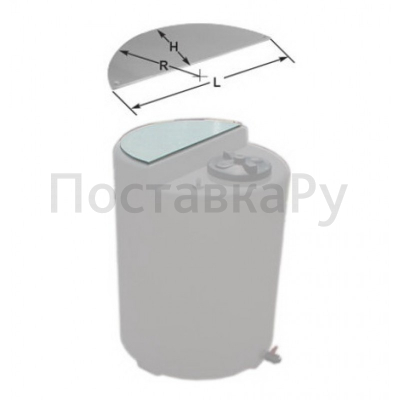 Суппорт (пластина) для TANK 230L, полипропилен 20 мм