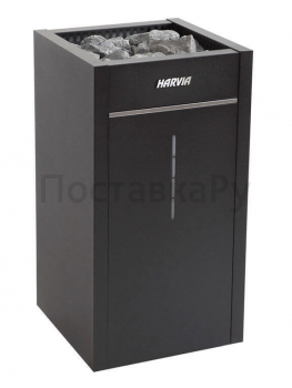 HARVIA Электрическая печь Virta HL110400S HL110S black, с парогенератором, 10.8 кВт+2.0 кВт (без пульта управления Griffin в комплекте)