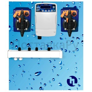 Авт.станция дозир и контр. POOL GUARD MINI (PH/RX) PANEL