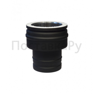 Schiedel  d130 РМ 25 переходник Prima Plus - Permeter 25 черный
