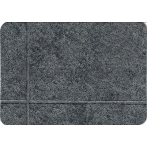 Пленка ПВХ 1,65х25,00м "Haogenplast TileFlex",  Slate-3D, грифельный-3D