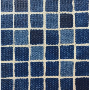 Пленка ПВХ 1,65х12,60м "Alkorplan-3000", "Persia Blue", мозаика, ребристая
