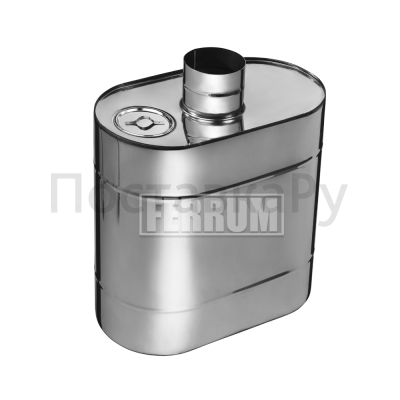 FERRUM Бак "Комфорт" (AISI 201/1.0) эллиптический с трубой 60л Ф115, арт f0712