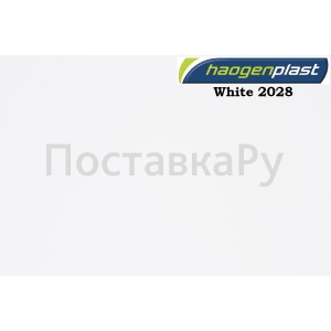 Пленка ПВХ 1,65х25,00м "Haogenplast", White, белый