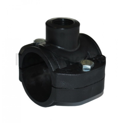 Держатель датчика/клапана зажимной DN50 - 1/2", ПВХ
