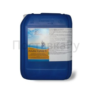 Альба супер К альгицид непенящийся 14% 30л.  Chemoform
