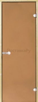 HARVIA Двери стеклянные 8/21 коробка сосна, бронза D82101M
