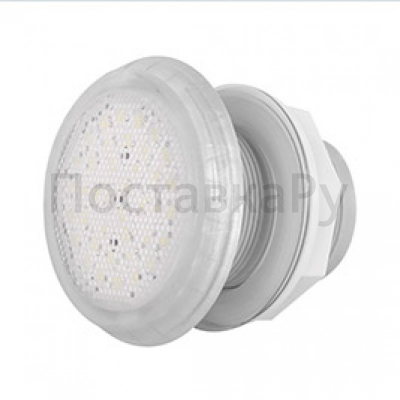Cветильник N841, LED, RGB 2 пр., встраиваемый, гайка, 5Вт, 12В AC, ABS