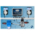 Авт.станция дозир и контр. POOL TOP GUARD (PH/RX/CL/T) PANEL(SONDA CL, 0-2ppm)