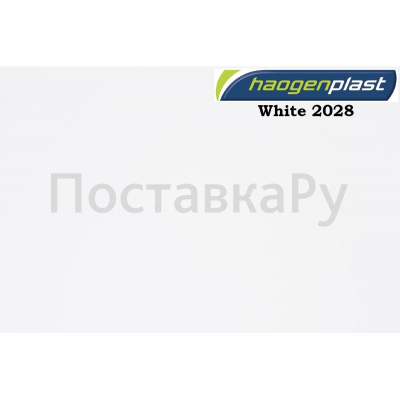 Пленка ПВХ 1,65х25,00м "Haogenplast", White, белый