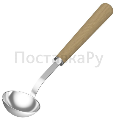 SAWO Черпак из нерж. с дерев. ручкой, 442-МD (D100)