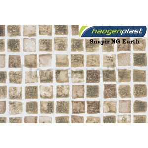 Пленка ПВХ 1,65х25,00м "Haogenplast", Snapir NG Earth, бежевая мозайка