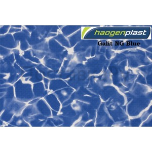 Пленка ПВХ 1,65х25,00м "Haogenplast", Galit NG Blue/Blue Sparks , мрамор